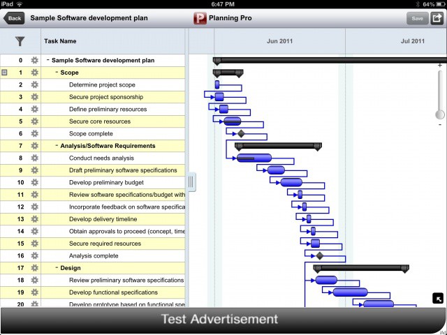 Planning Pro for iPad