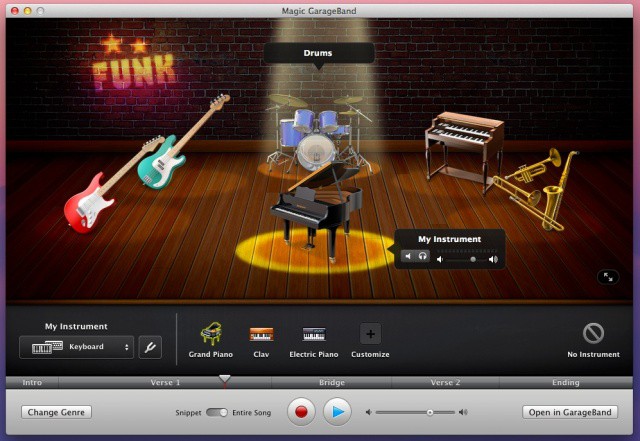 GarageBand '11 OS X