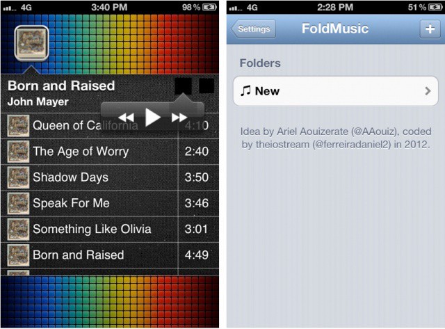 An interesting take on music playback.