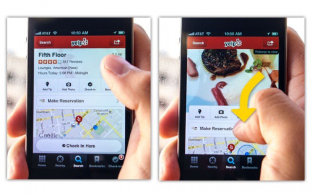 Yelp's business pages have been completely remodeled.