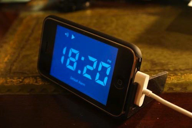 Forget the laptop or the BlackBerry... the device the iPhone most often replaces is the alarm clock on your nightstand.