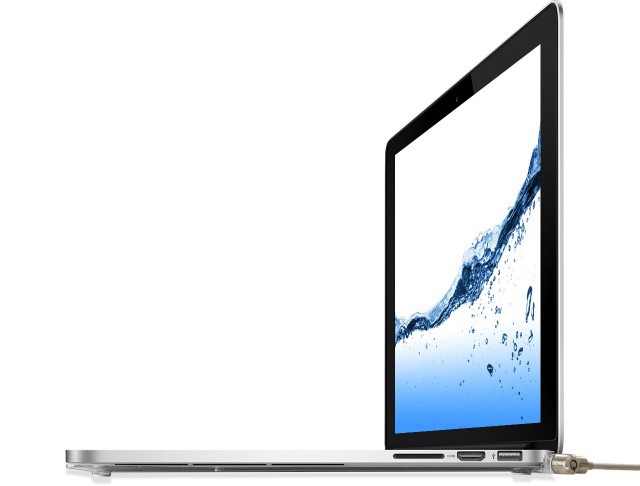 Add a security lock to your new MacBook Pro to ensure it isn't a target for coffee shop conmen.