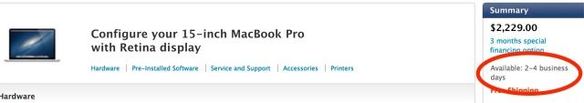 Apple finally caught up with demand.