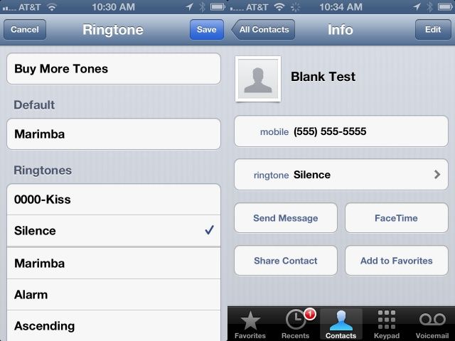 SilenceRingtone