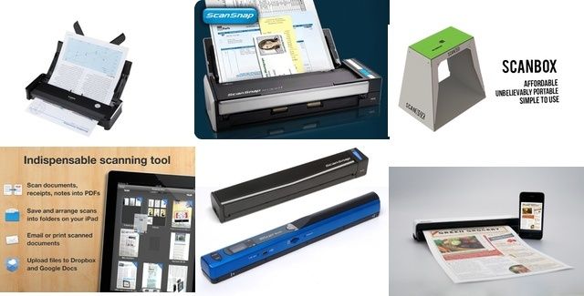 There are two ways to deal with paper documents. Fire, or... scanners.
