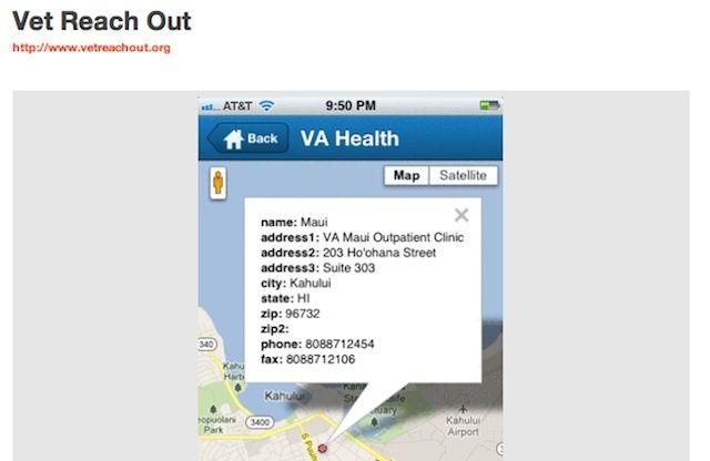 Vet Reach Out is one of the finalists in the Project REACH app contest sponsored by the VA and JBJ Soul Foundation.