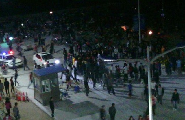 More than 2,000 Foxconn workers were involved in the riot.