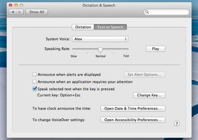 Speak Highlighted Text