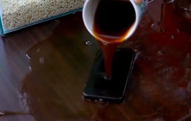 What a waste of good coffee.