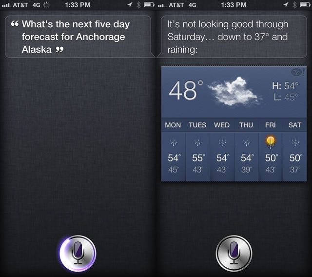 Siri Weather