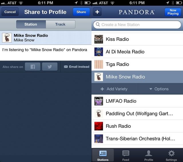 Pandora Update