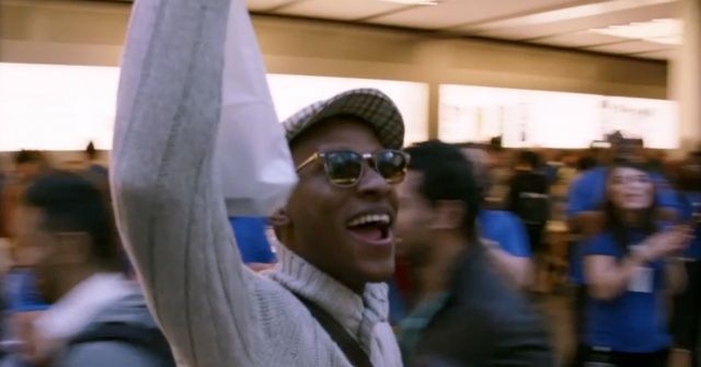 That's one happy iPhone 5 customer.