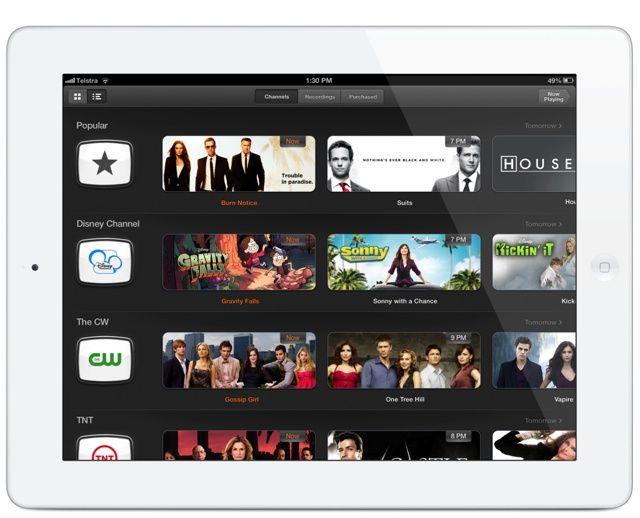 iTV iPad app