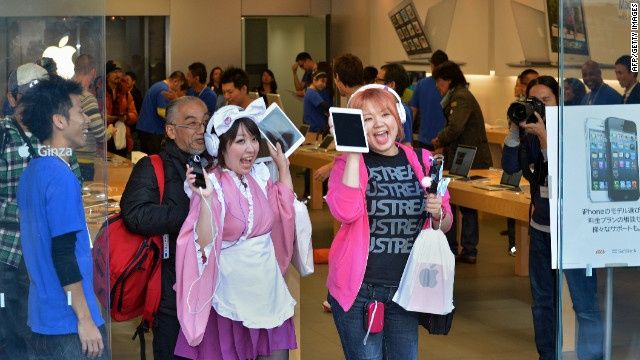The iPad mini lines have been nowhere near as big as expected.