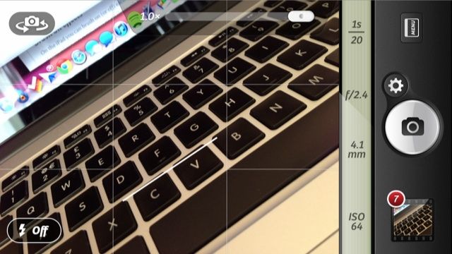 Camera+ now offers a horizontal level and live exposure on iPhone.