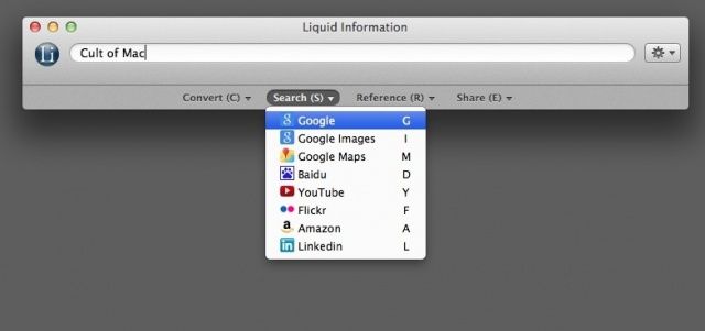 Copy text and act on it