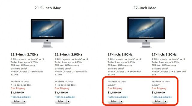 iMac-January-shipping