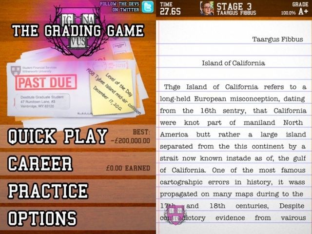 A fun spelling and grammar game! Wait, what?