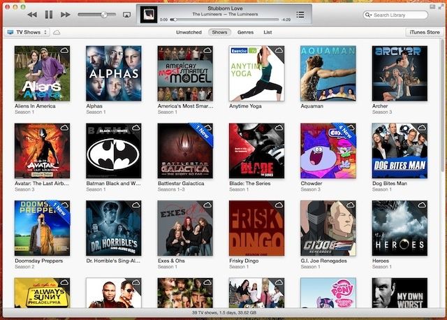 iTunes 11 Media Shortcuts