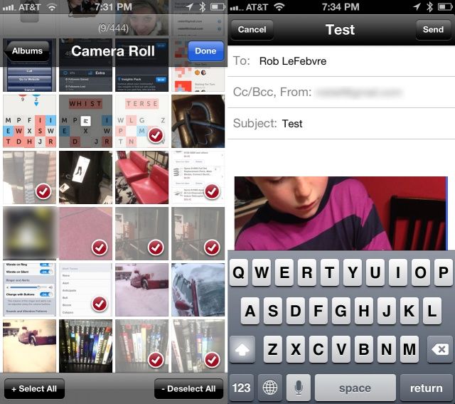 instamail photos