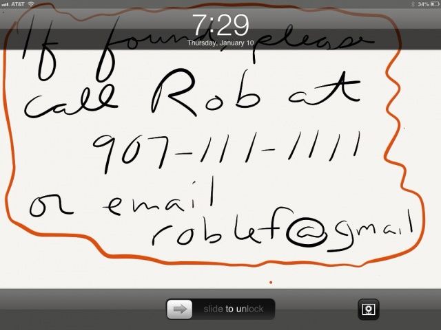 Lock Screen Info