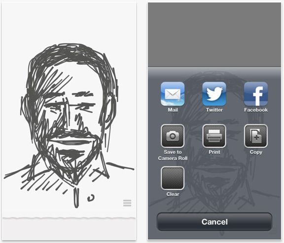 Draw and share and nothing more