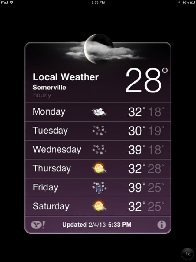 Weird.