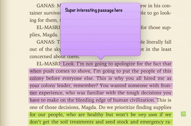 iBooks Notes Highlights