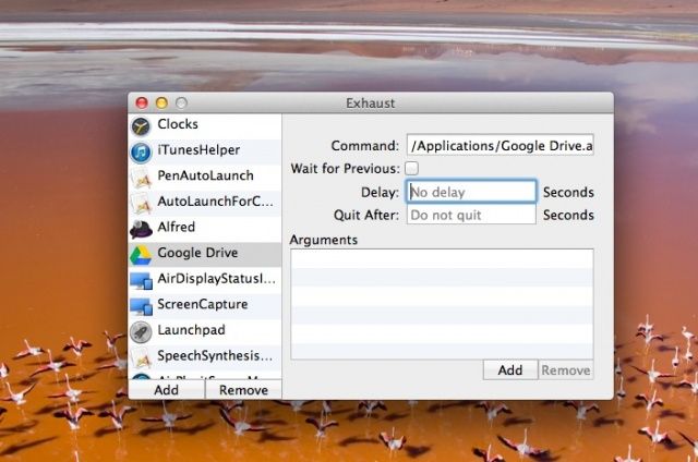 Exhaust OS X