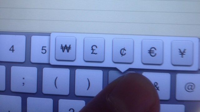 Special Characters