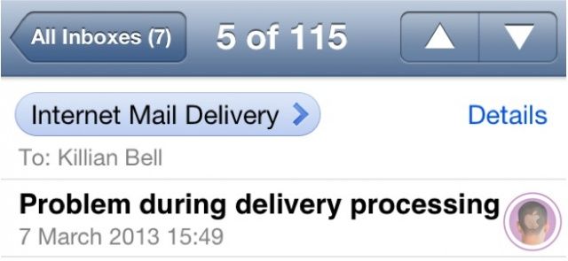 iCloud-email-error