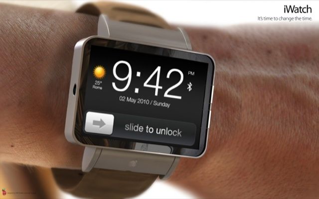 A designer's iWatch mockup.