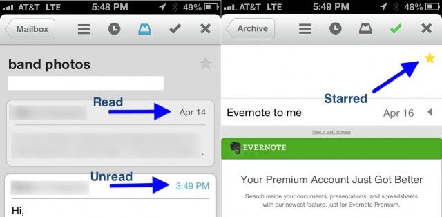 Mailbox Unread Star