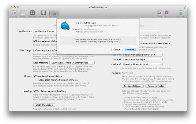 Workflow Import