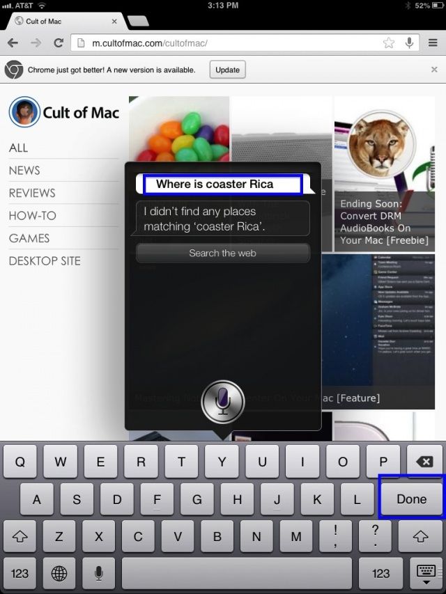 Siri Correction
