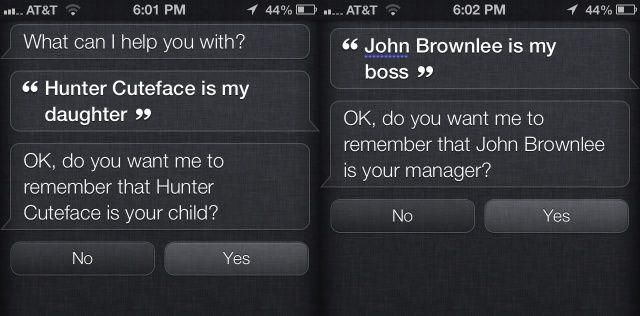 Siri Relationships