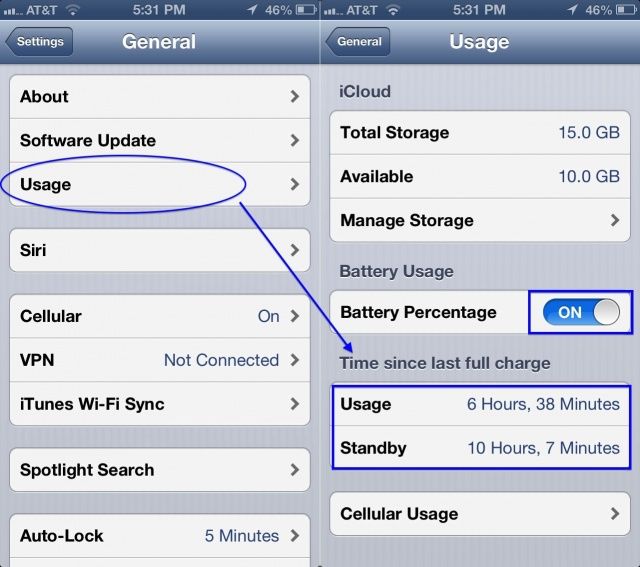 Battery Usage