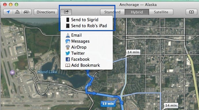 Maps To iOS Device