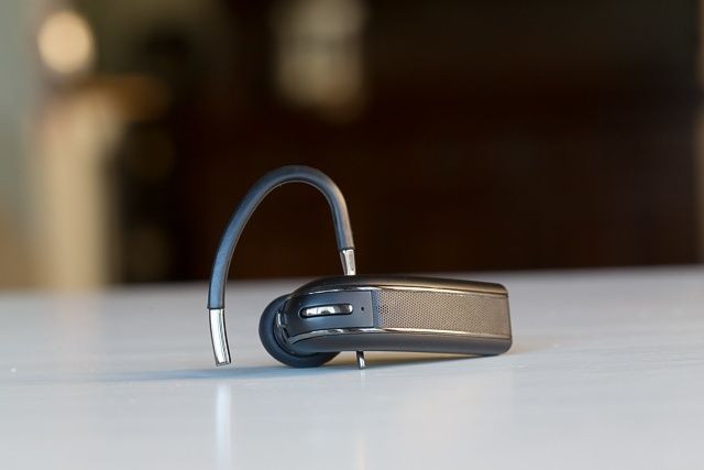 Ain't she purdy: BlueAnt's Q3 Bluetooth headset.