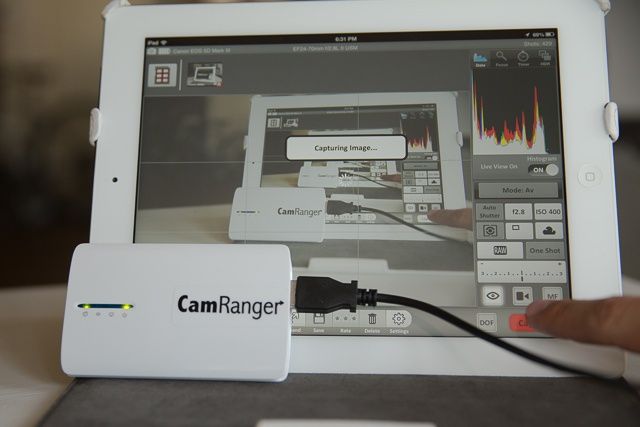 I just took a picture with my DSLR... from my iPad