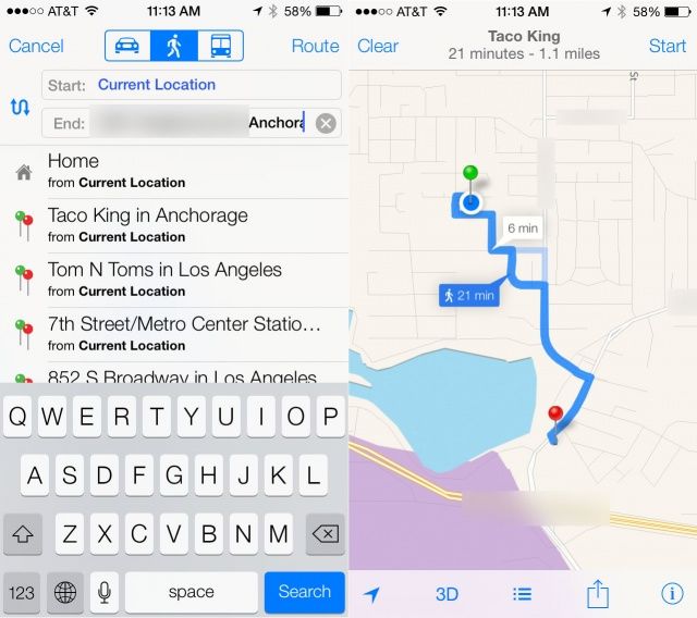 turn by turn maps ios 7