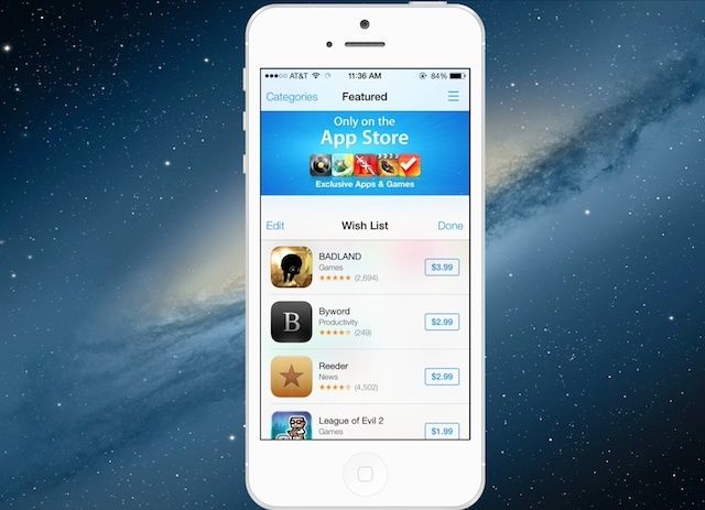 wishlistiOS7appstore