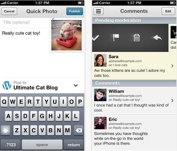 wordpressforiOS