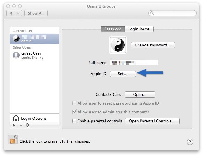 Apple ID User Account