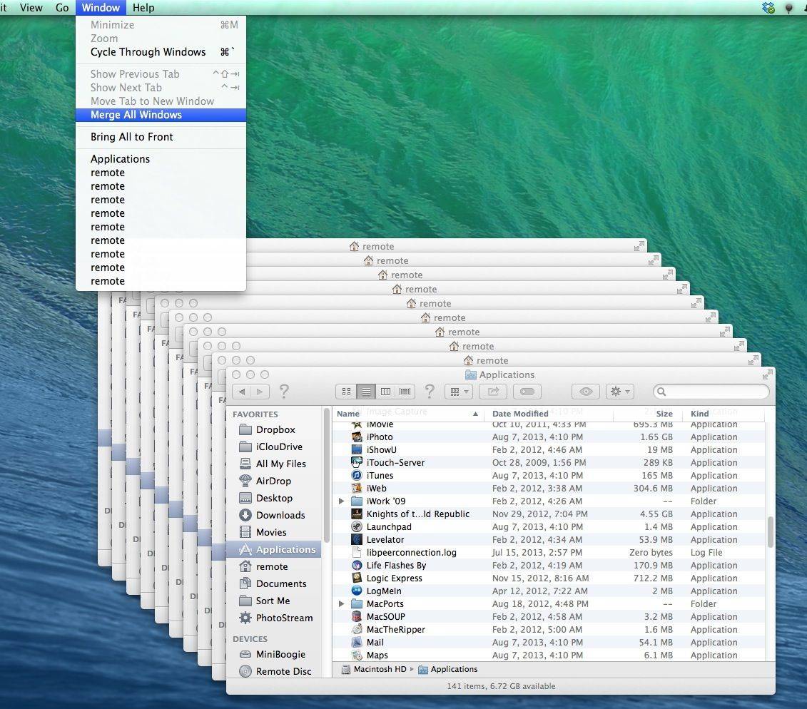 Merge All Windows
