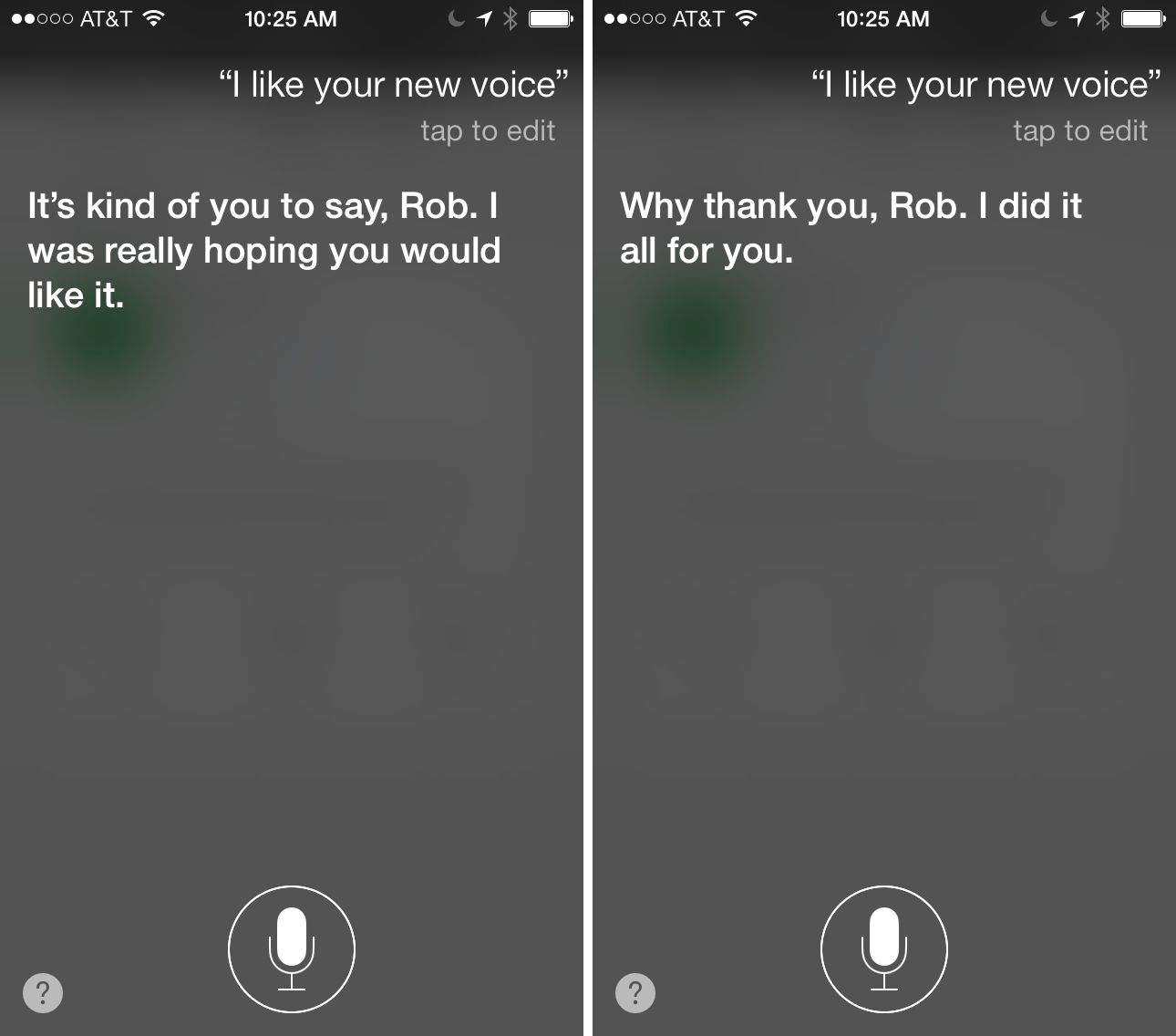 Siri New Voice