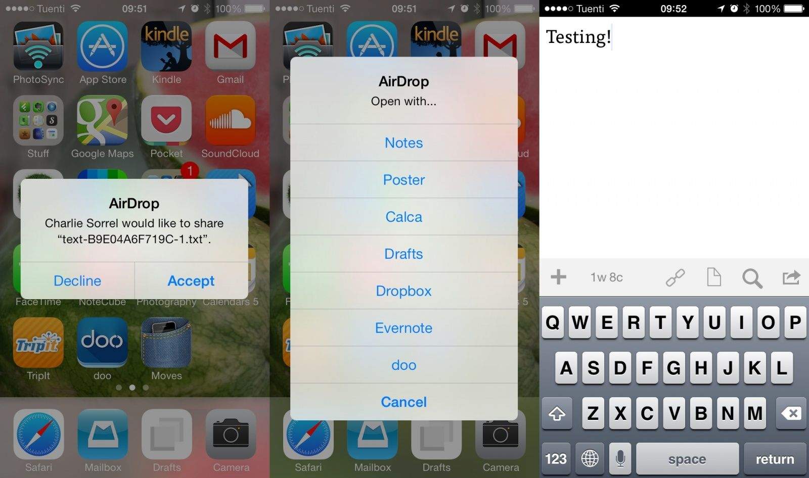 airdrop drafts