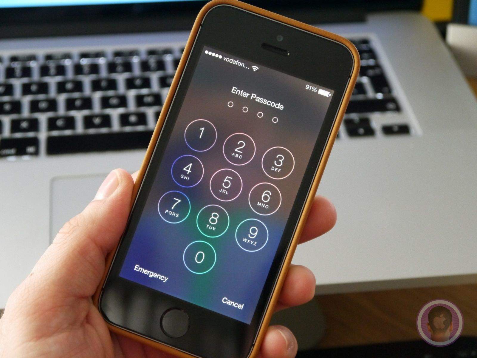 iOS passcode