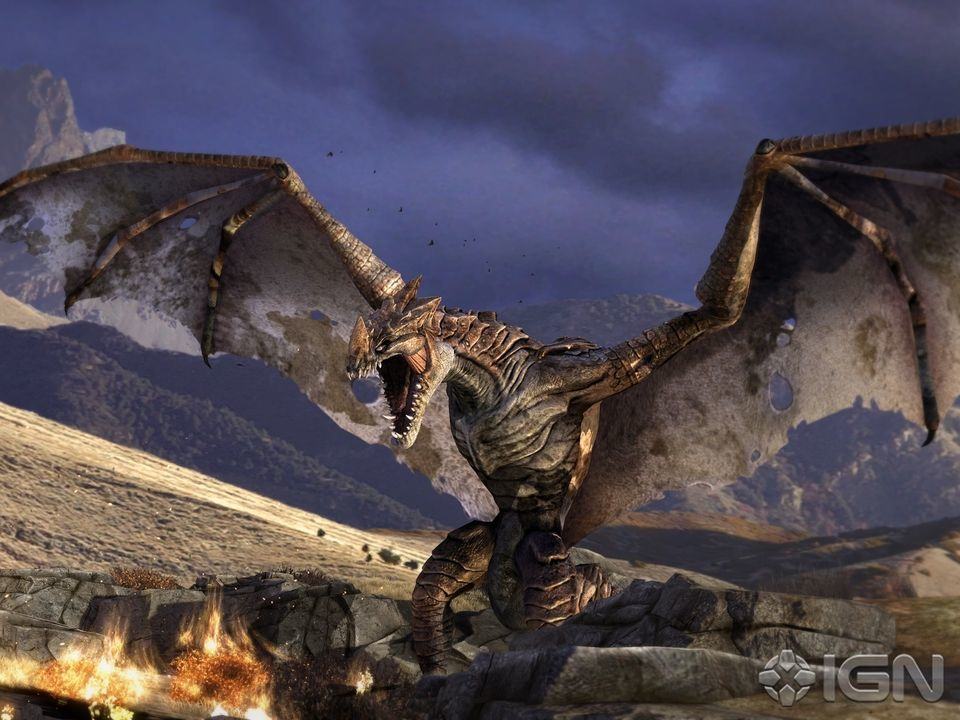 Here there be dragons. And lens flare aplenty.