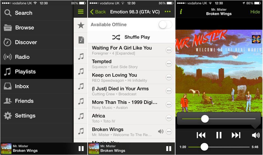 Spotify-iOS-7
